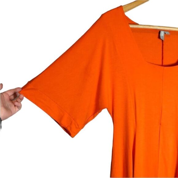 ASOS orange dress with square neck - Picture 11 of 12